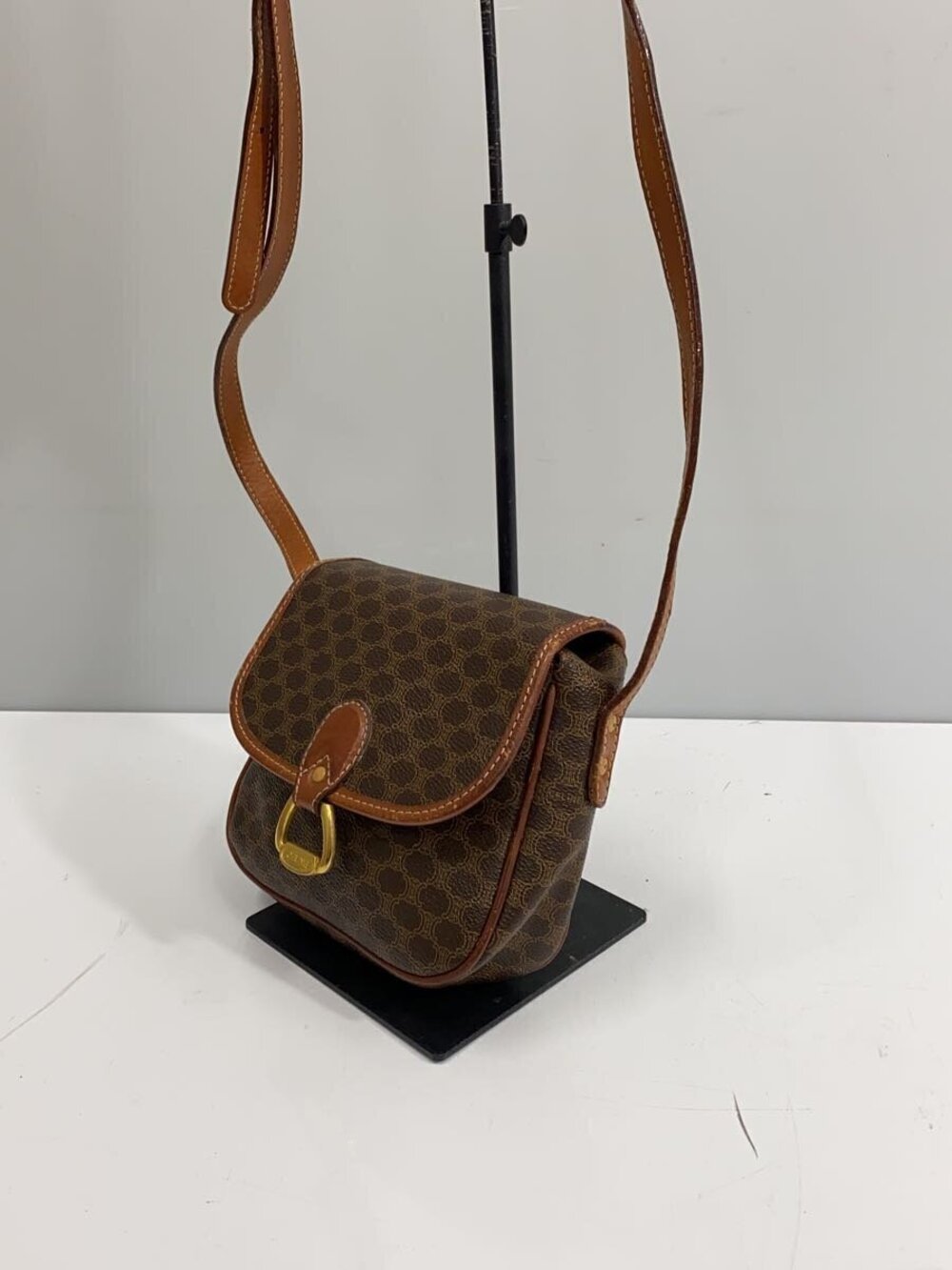 Celine Bag over Shoulder All Macadam Brown